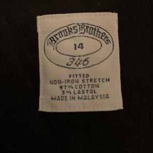Brooks Brothers crisp black button down